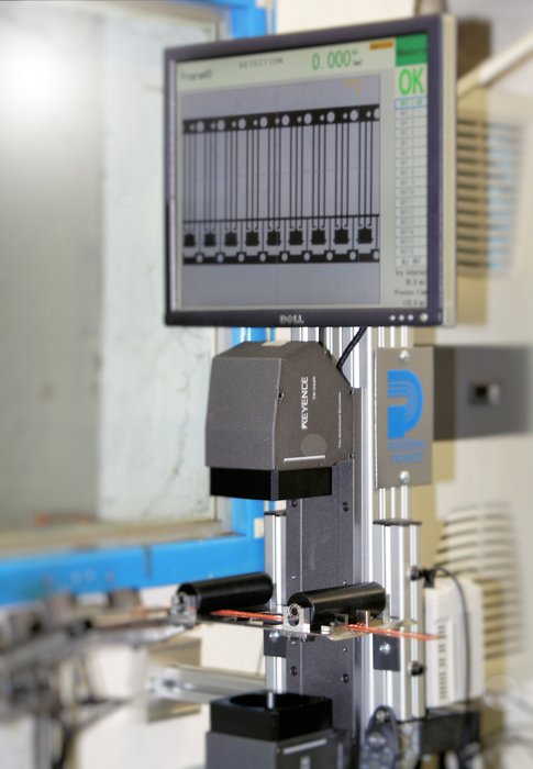 Micron-level in-process inspection of lead frames